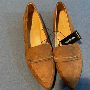 BRAND NEW EXPRESS SUEDE LOAFERS